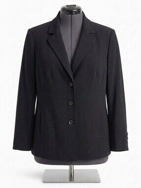 Vintage Lane Bryant Black Tailored Women's Blazer Size 22/24
